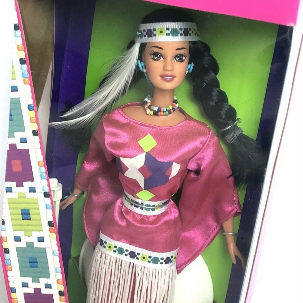 Vintage 1994 Native American Barbie Dolls of the World